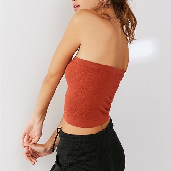 NWT UO 🍊 Retro Seamless Tube Top - Picture 4 of 7